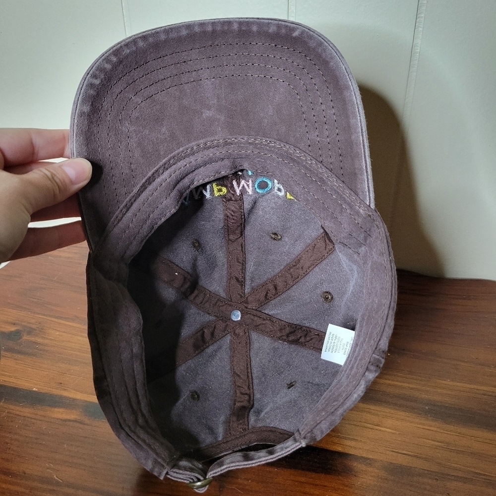 Camp More Worry Less Weathered Brown Hat - Picture 5 of 6